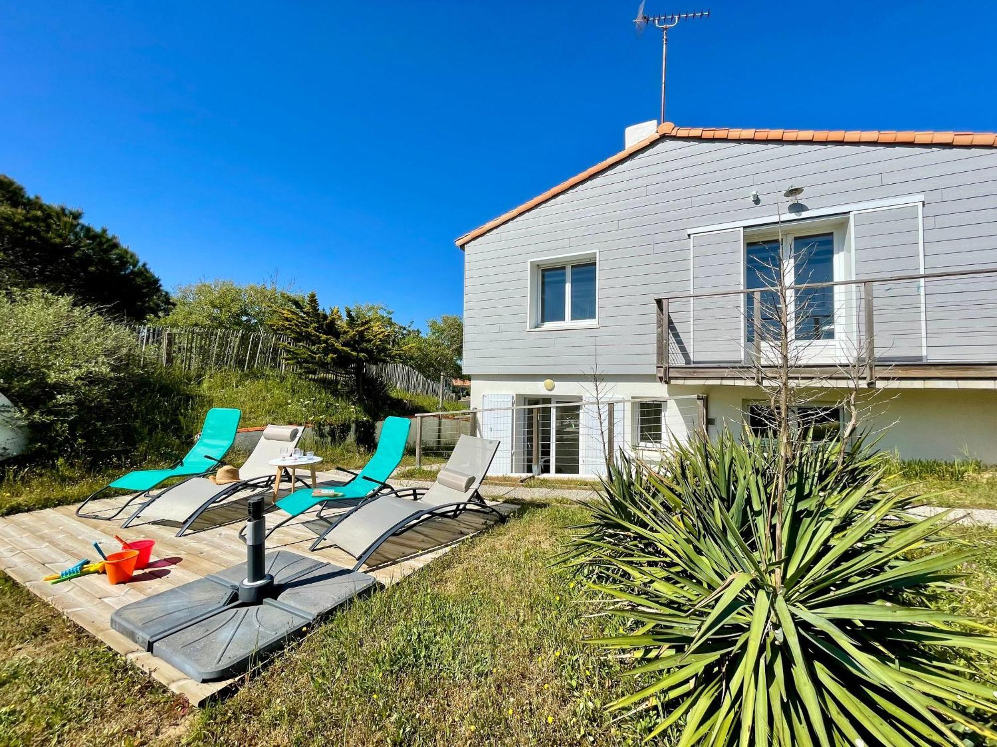 Maison Familiale Au Calme, Proche Plage, 9 Couchages, Terrasses, Wifi, Garage Velo - Bretignolles-Sur-Mer - Fr-1-231-203 Luaran gambar